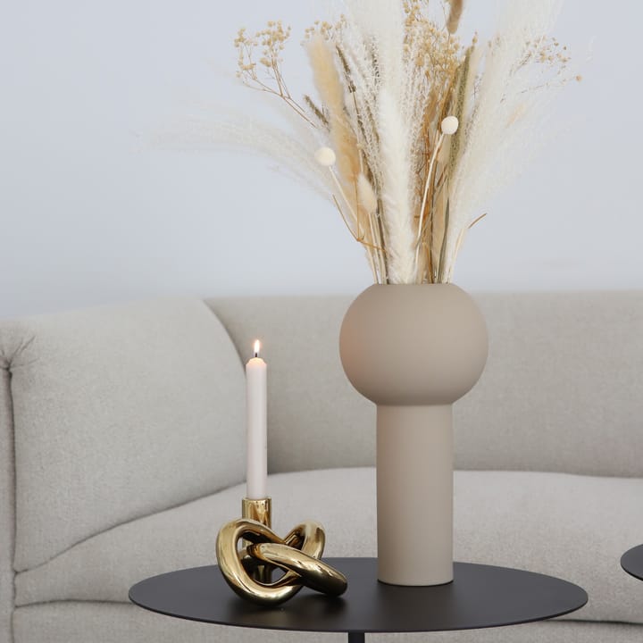 Lykke One candlestick, gold Cooee Design