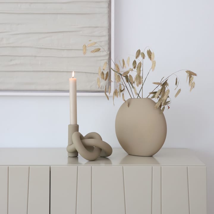 Lykke One candlestick - sand - Cooee Design