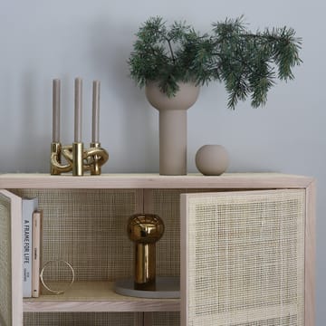 Lykke Three candle sticks - gold - Cooee Design