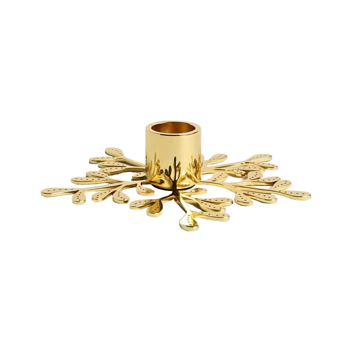 Mistletoe candle sticks - brass - Cooee Design