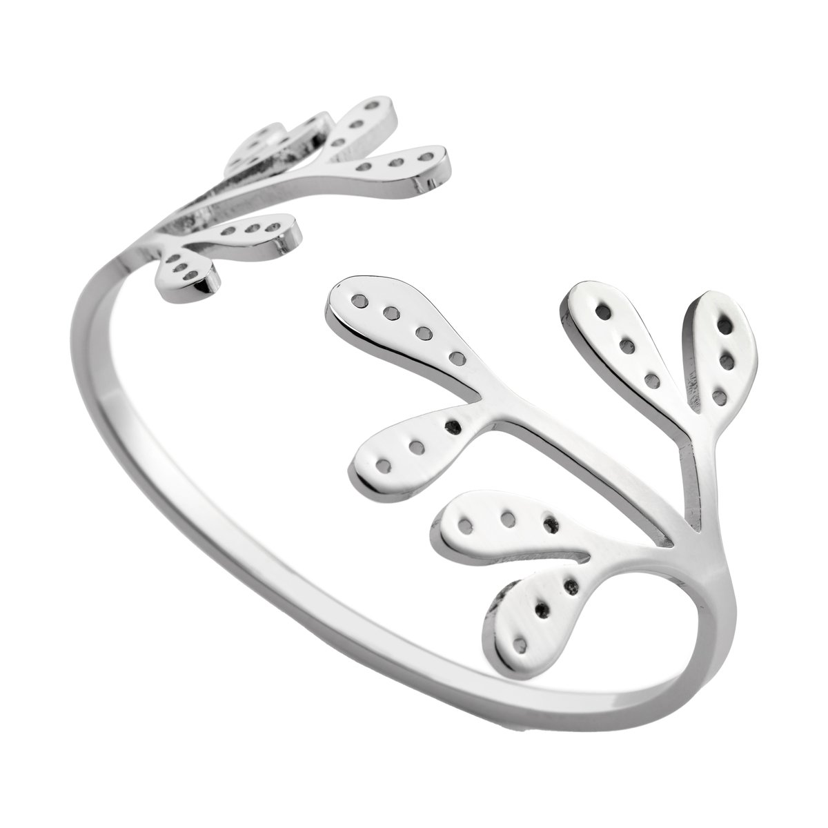 Cooee Design Mistletoe napkin ring 2-pack Stainless Steel