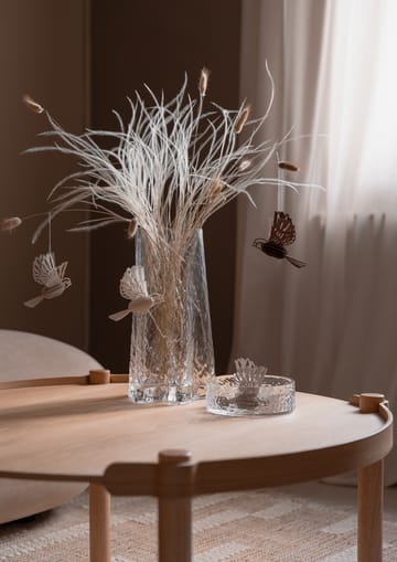 Paper bird decoration hanging 2-pack - Coffee - Cooee Design