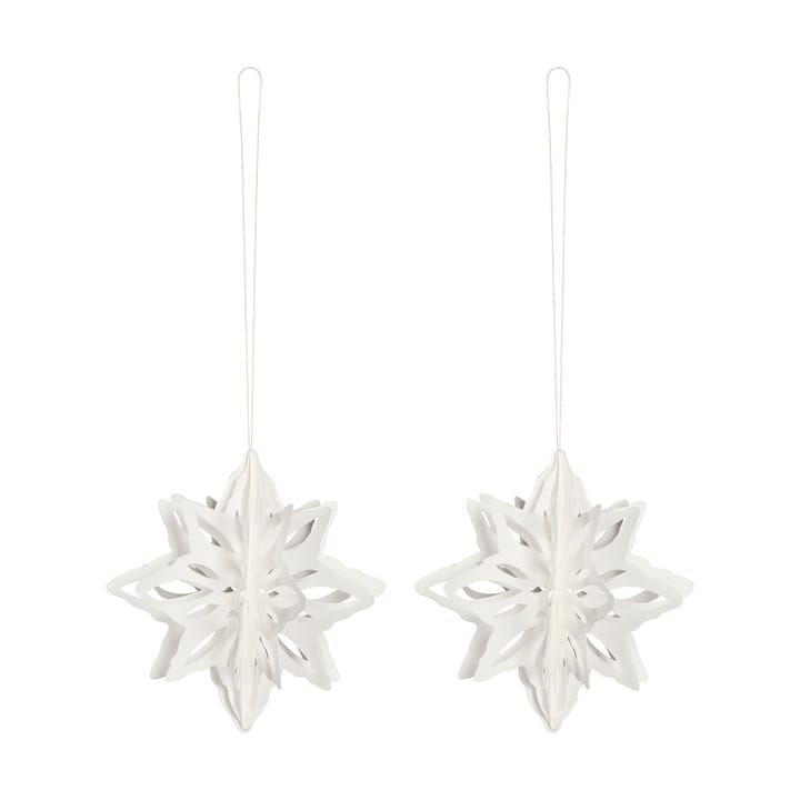 Paper Nova star decoration hanger 2-pack - Natural - Cooee Design