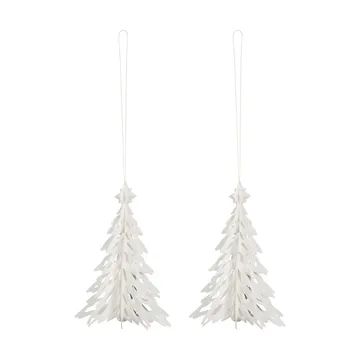Paper Pinetree decoration hanger 2-pack - Natural - Cooee Design