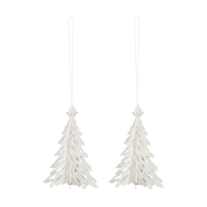 Paper Pinetree decoration hanger 2-pack - Natural - Cooee Design