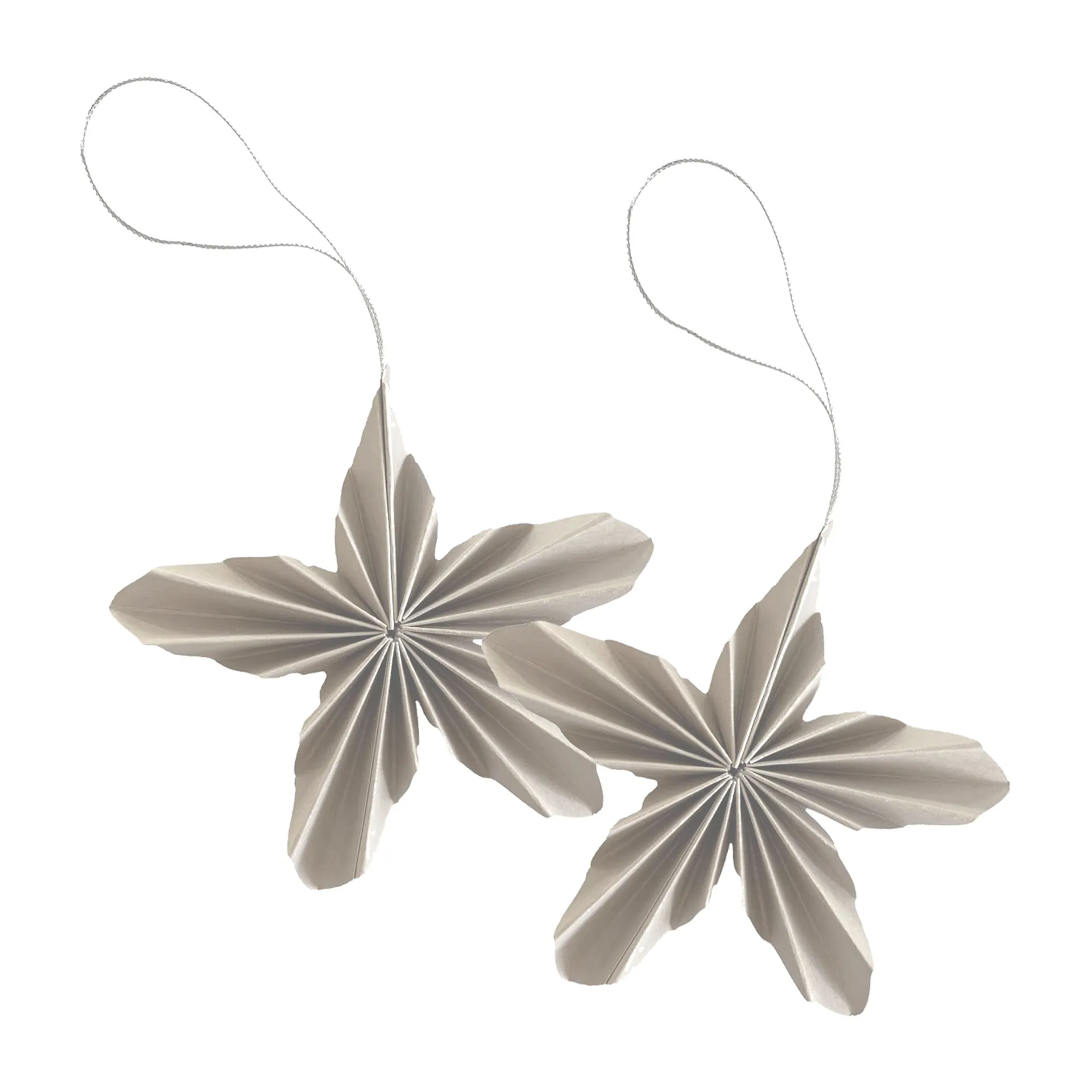 Paper Stars Christmas ornament, Natural Cooee Design