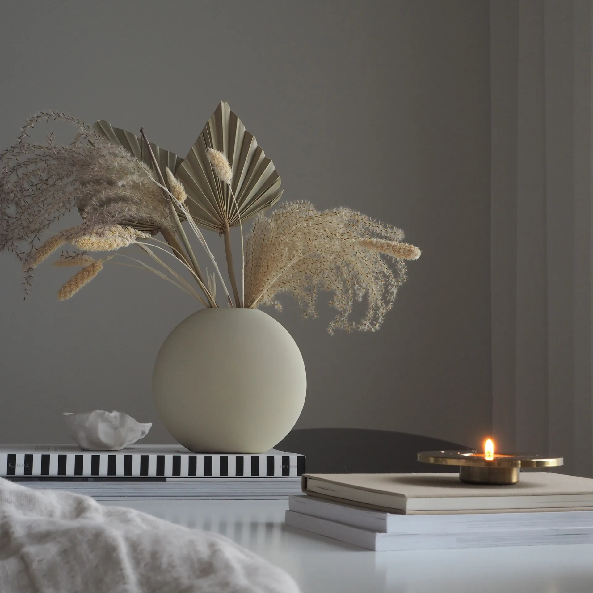 Pastille vase 15 cm, shell Cooee Design