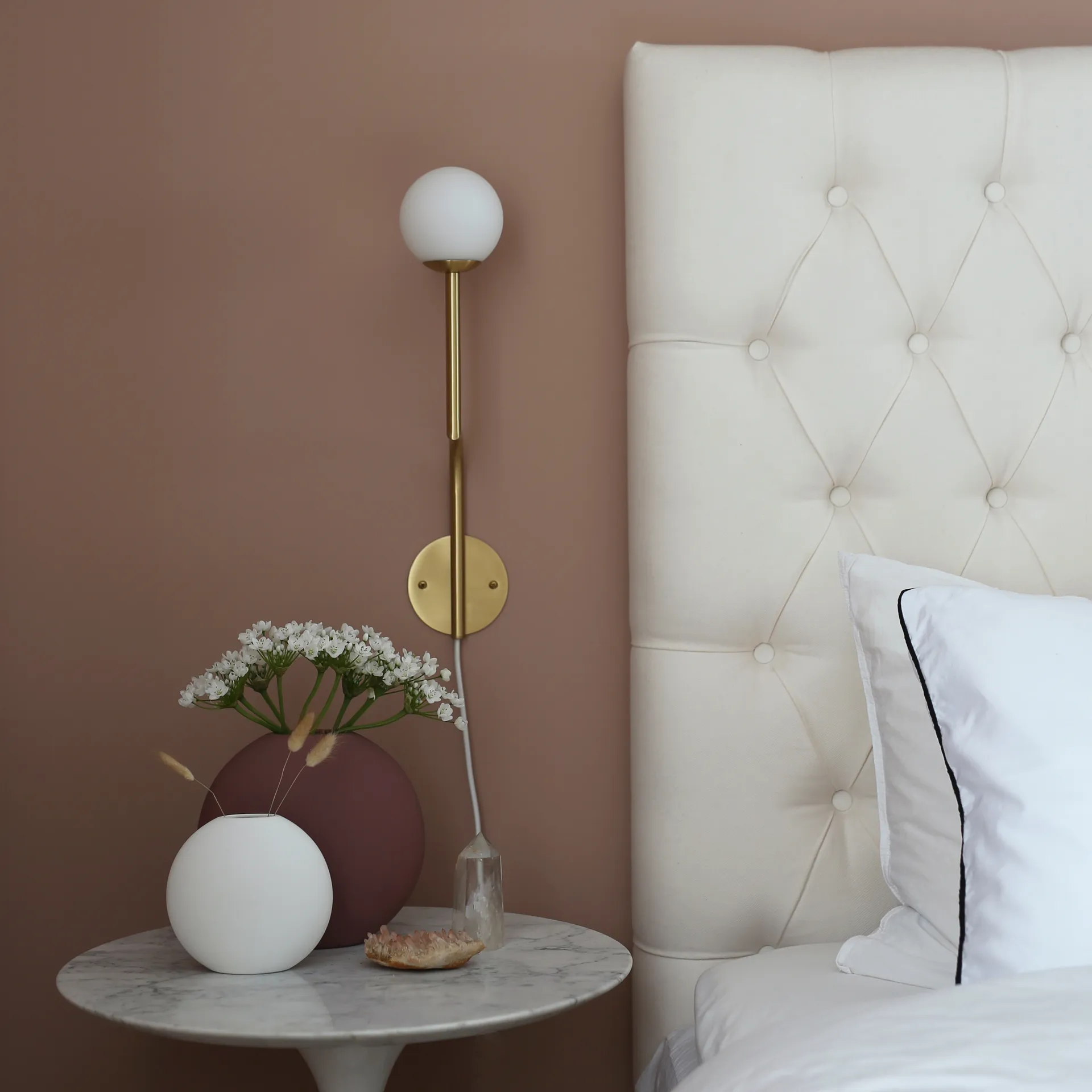 Pastille vase 20 cm, Cinder rose Cooee Design