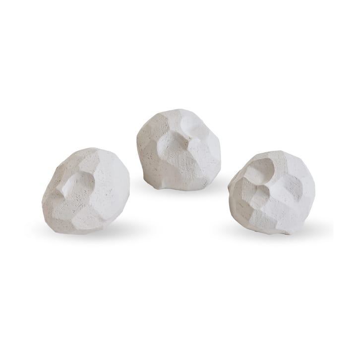 Pebble heads sculpture 3-pack - Limestone - Cooee Design