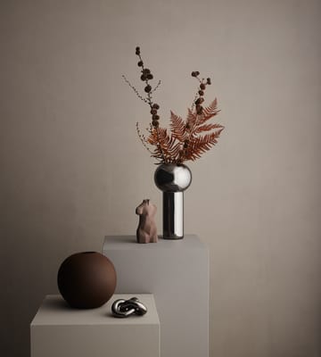 Pillar vase 24 cm - Dark Silver - Cooee Design