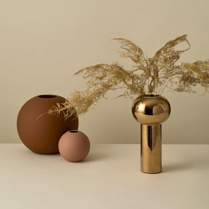 Pillar vase 24 cm - Gold - Cooee Design