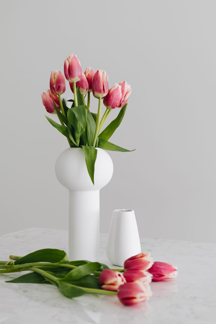 Pillar vase 24 cm - White - Cooee Design