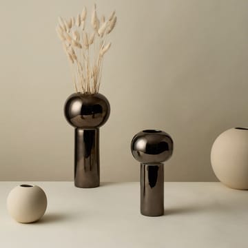 Pillar vase 32 cm - Dark Silver - Cooee Design