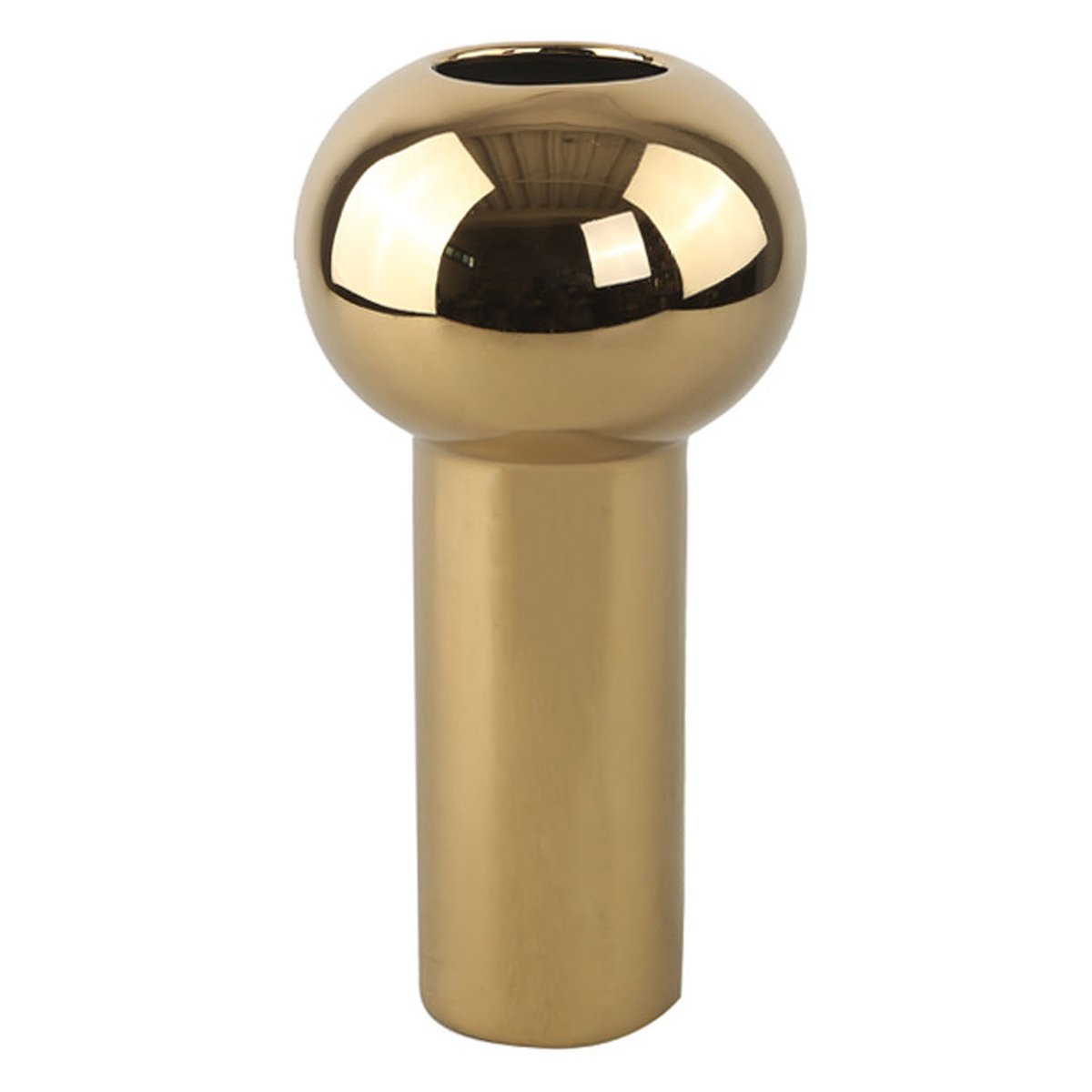Cooee Design Pillar vase 32 cm Gold | Scandinavian Design | Vases | Gold-coloured