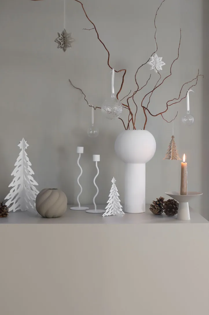 Pinetree decorative fir 20 cm, White Cooee Design