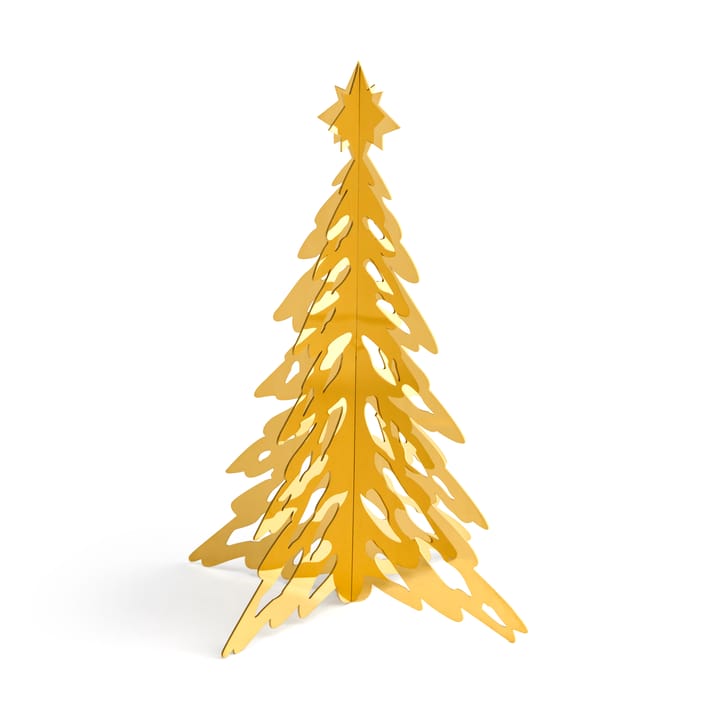 Pinetree decorative tree 20 cm - Messing - Cooee Design