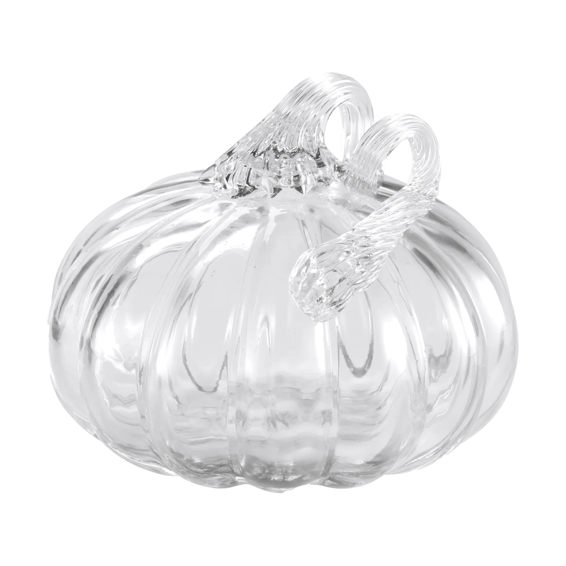 Pumpkin decoration 10 cm, Clear Cooee Design