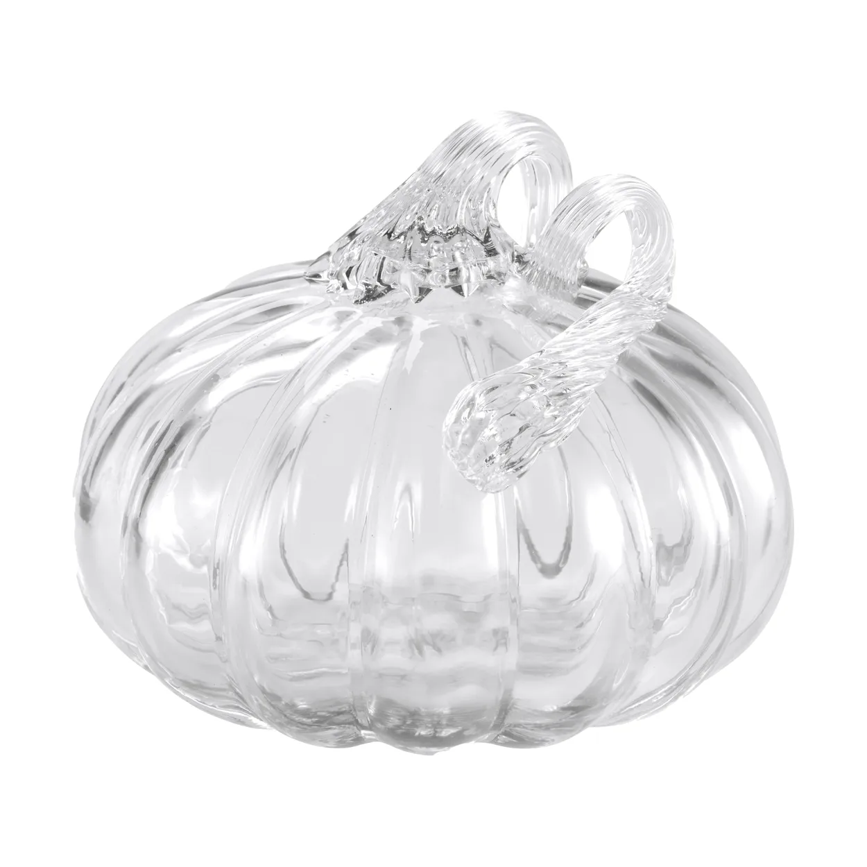 Cooee Design Pumpkin decoration 10 cm Clear | Scandinavian Design | Decorative accessories | Transparent