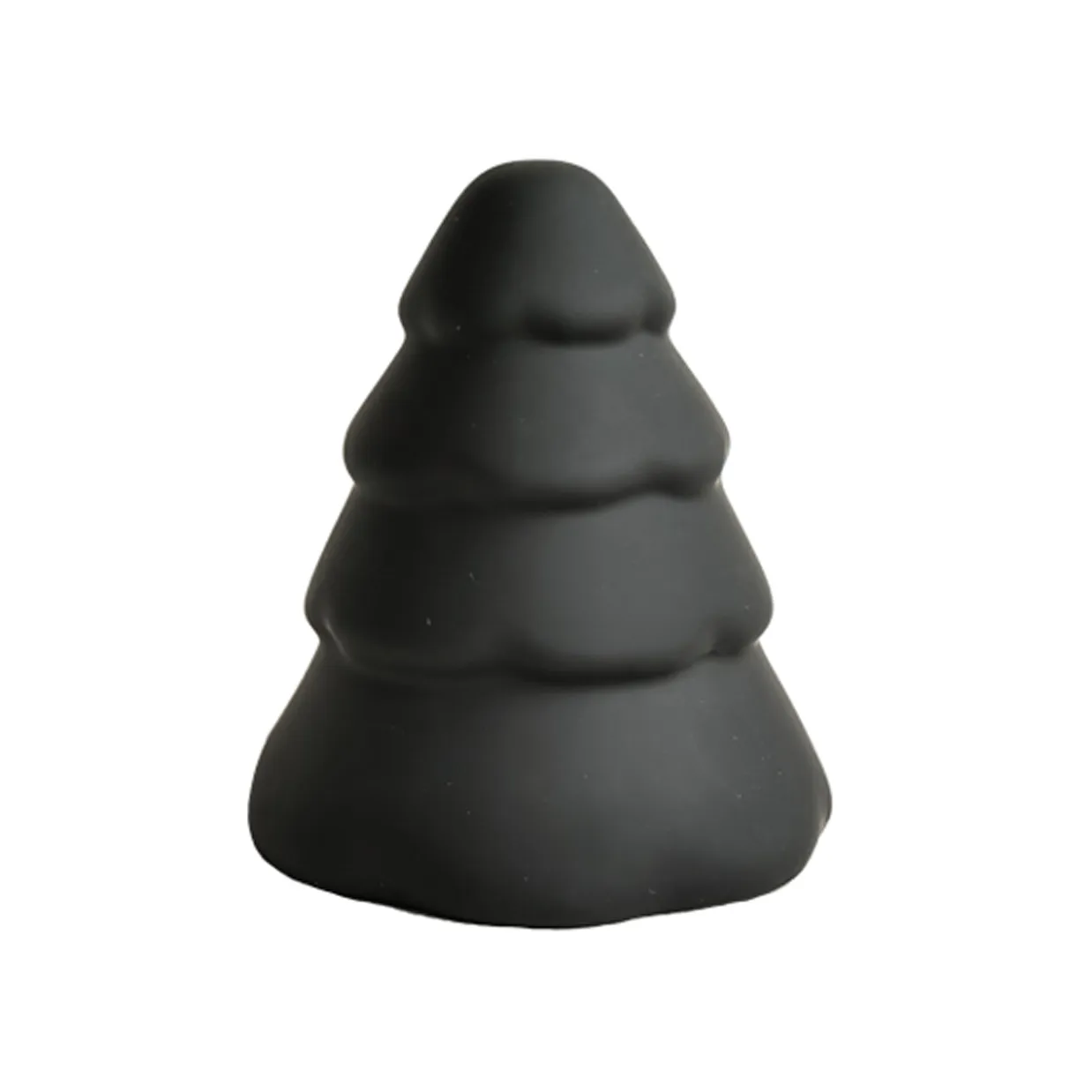 Snowy Christmas tree 15 cm, Black Cooee Design