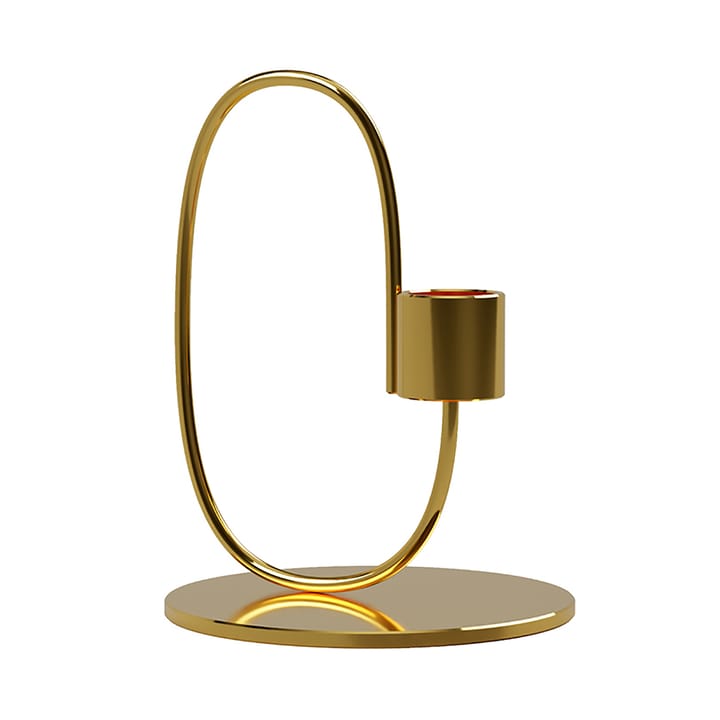 Swoop candle sticks - brass - Cooee Design