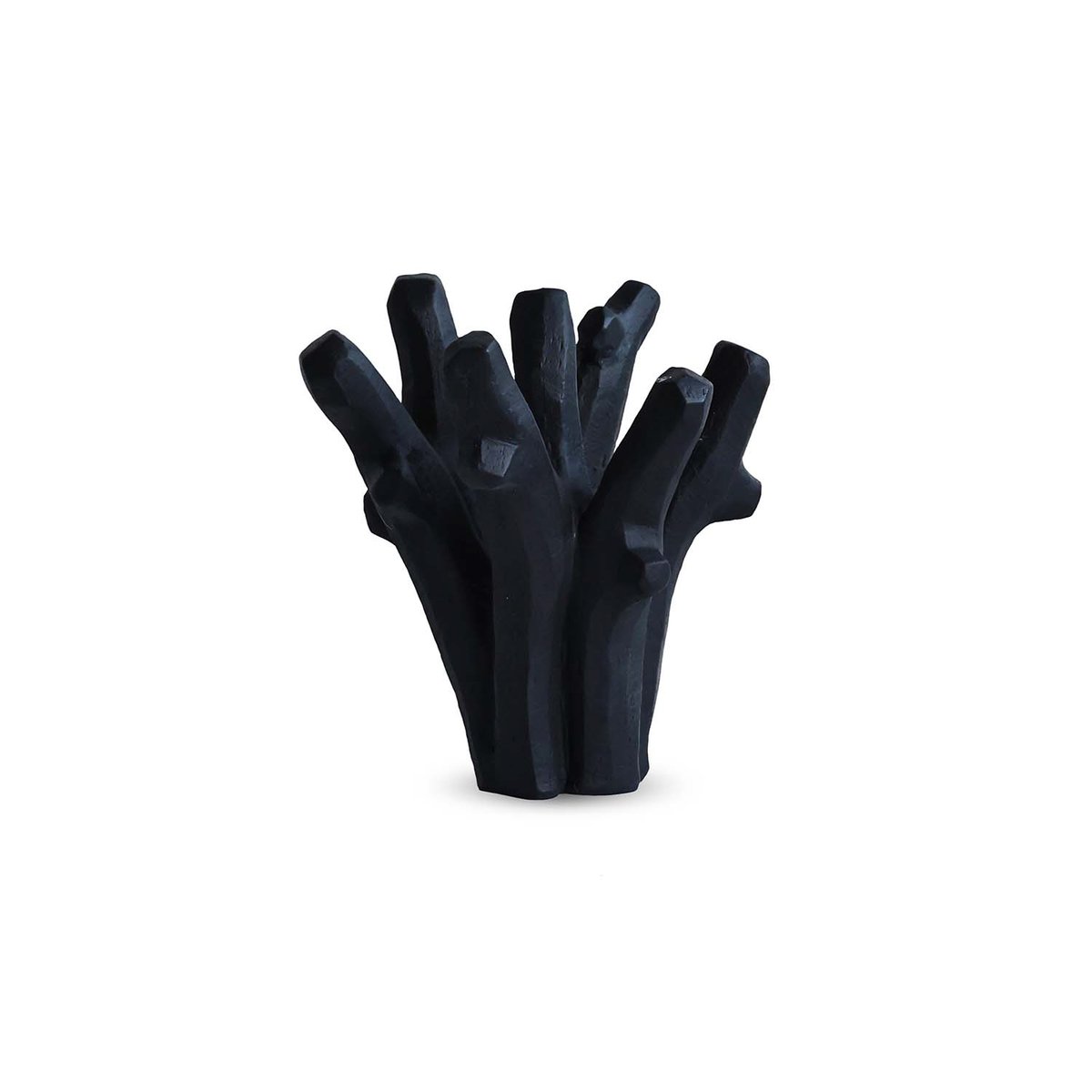 Cooee Design The Coral Tree sculpture 15.5 cm Coal | Scandinavian Design | Porcelain figurines & sculptures | Black
