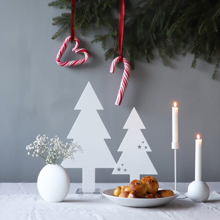 Tree Christmas decoration 35 cm - white - Cooee Design