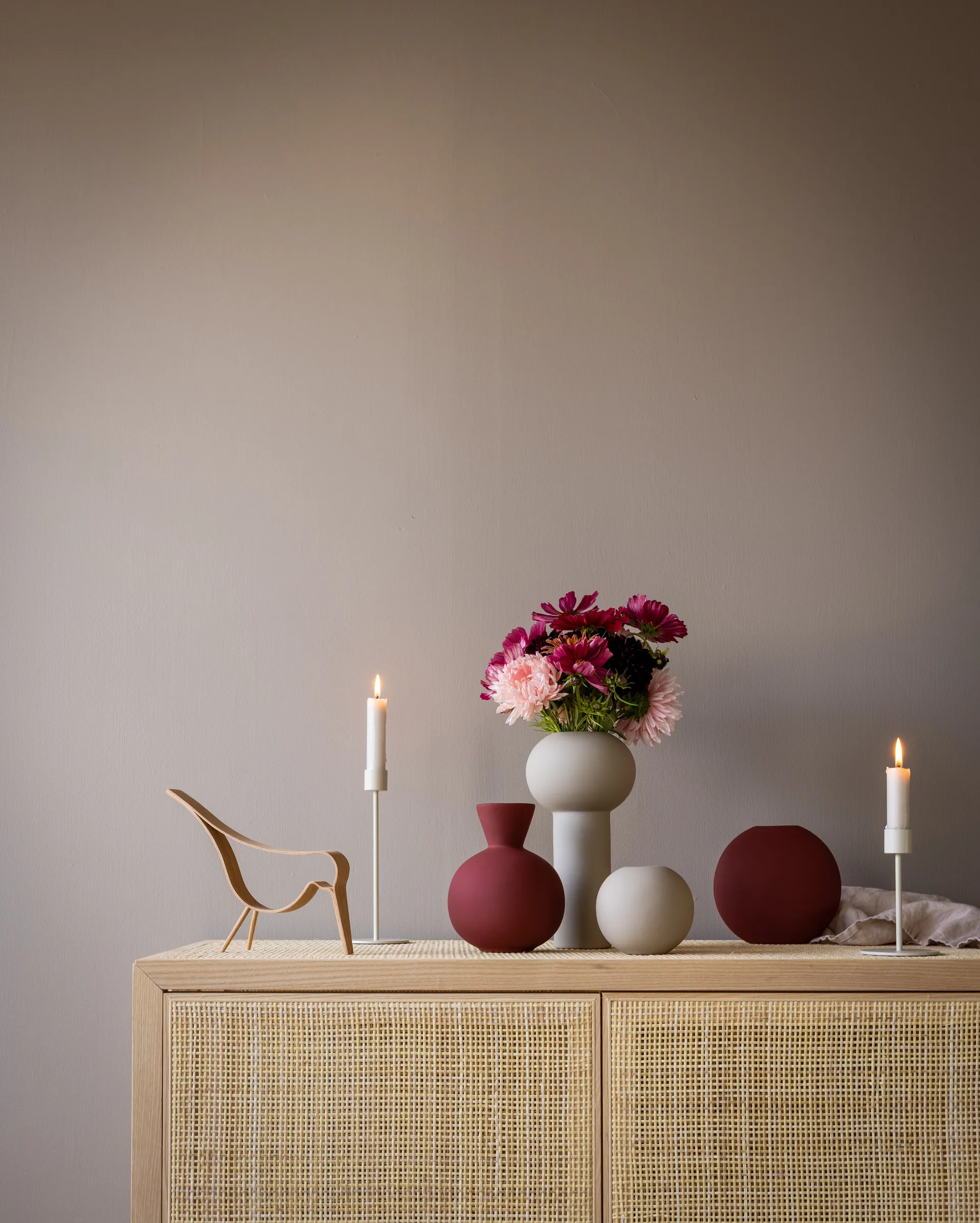 Trumpet vase 16 cm, Berry Cooee Design