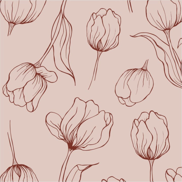 Tulipa napkins 16x16 cm - Blush - Cooee Design