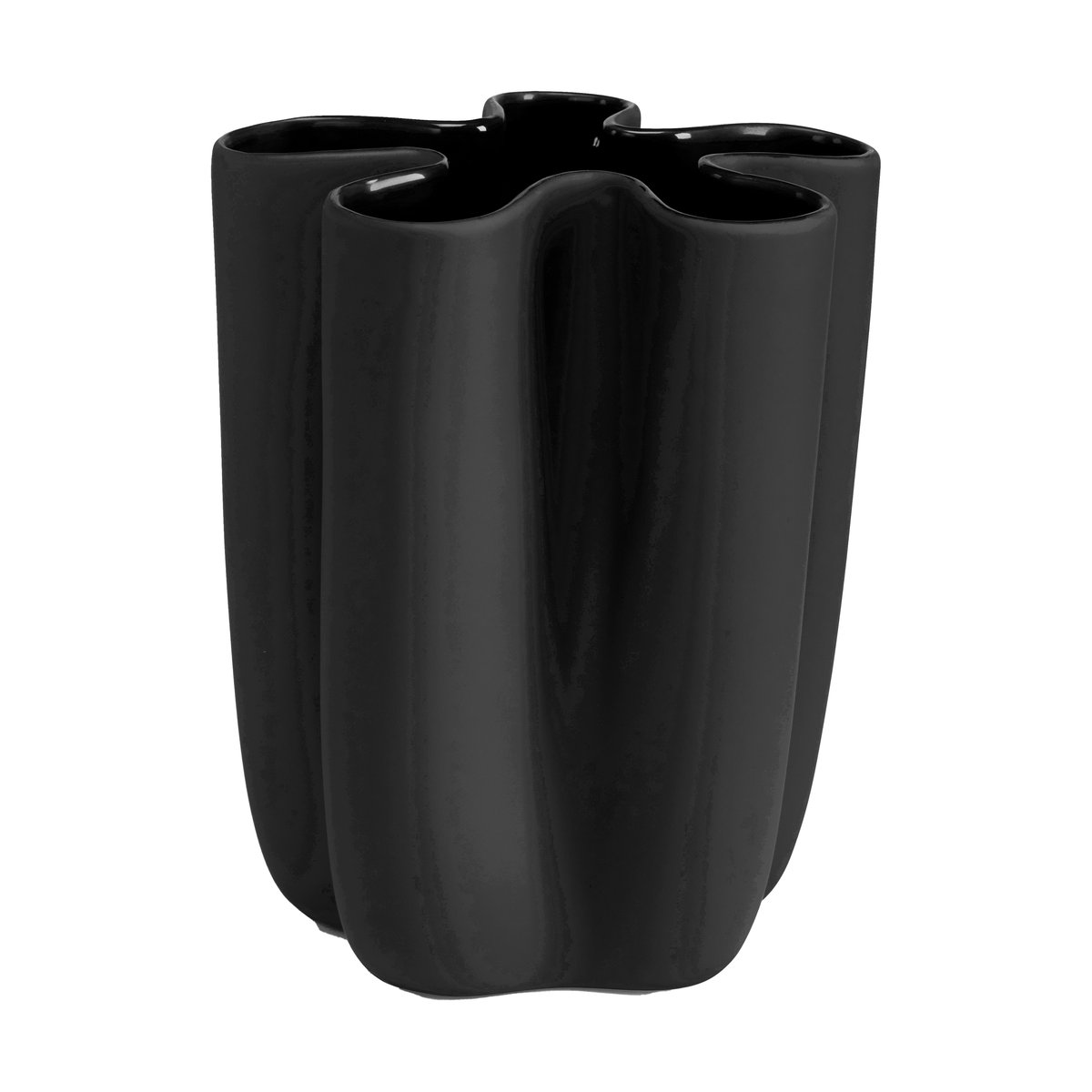 Cooee Design Tulipa vase black 20 cm | Scandinavian Design | Vases | Black