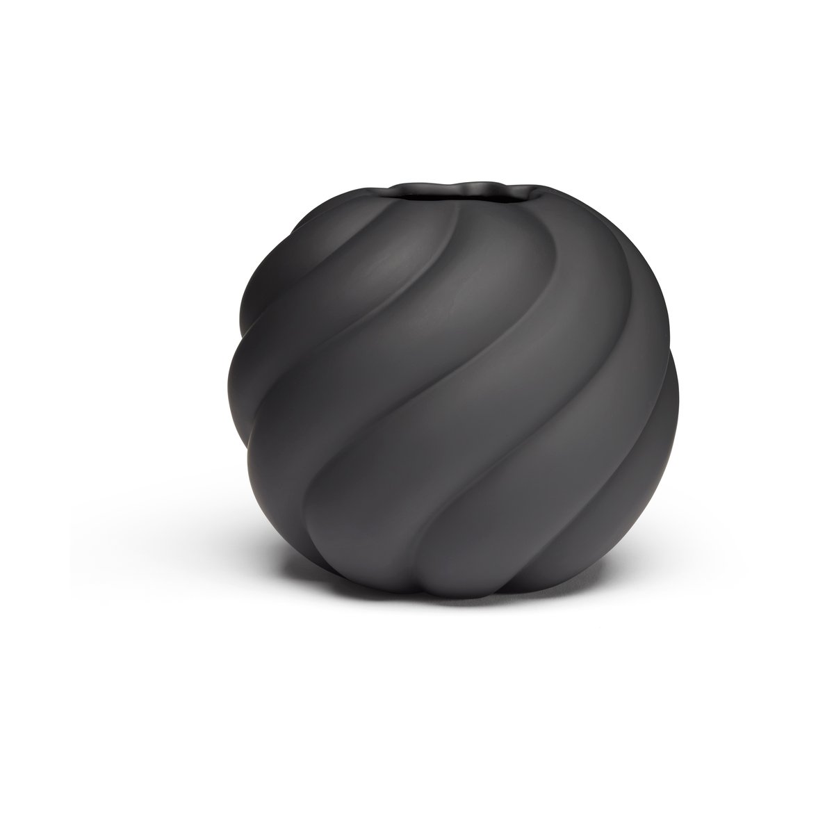 Cooee Design Twist ball vase 12 cm Black | Scandinavian Design | Vases | Black