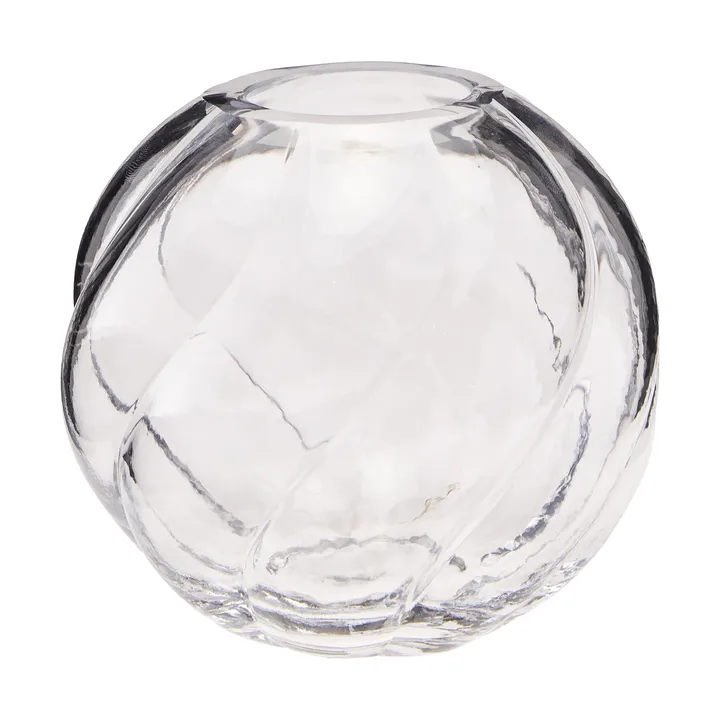 Twist ball vase 12 cm - Clear - Cooee Design