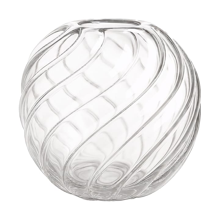 Twist ball vase Ø20x19 cm - Clear - Cooee Design