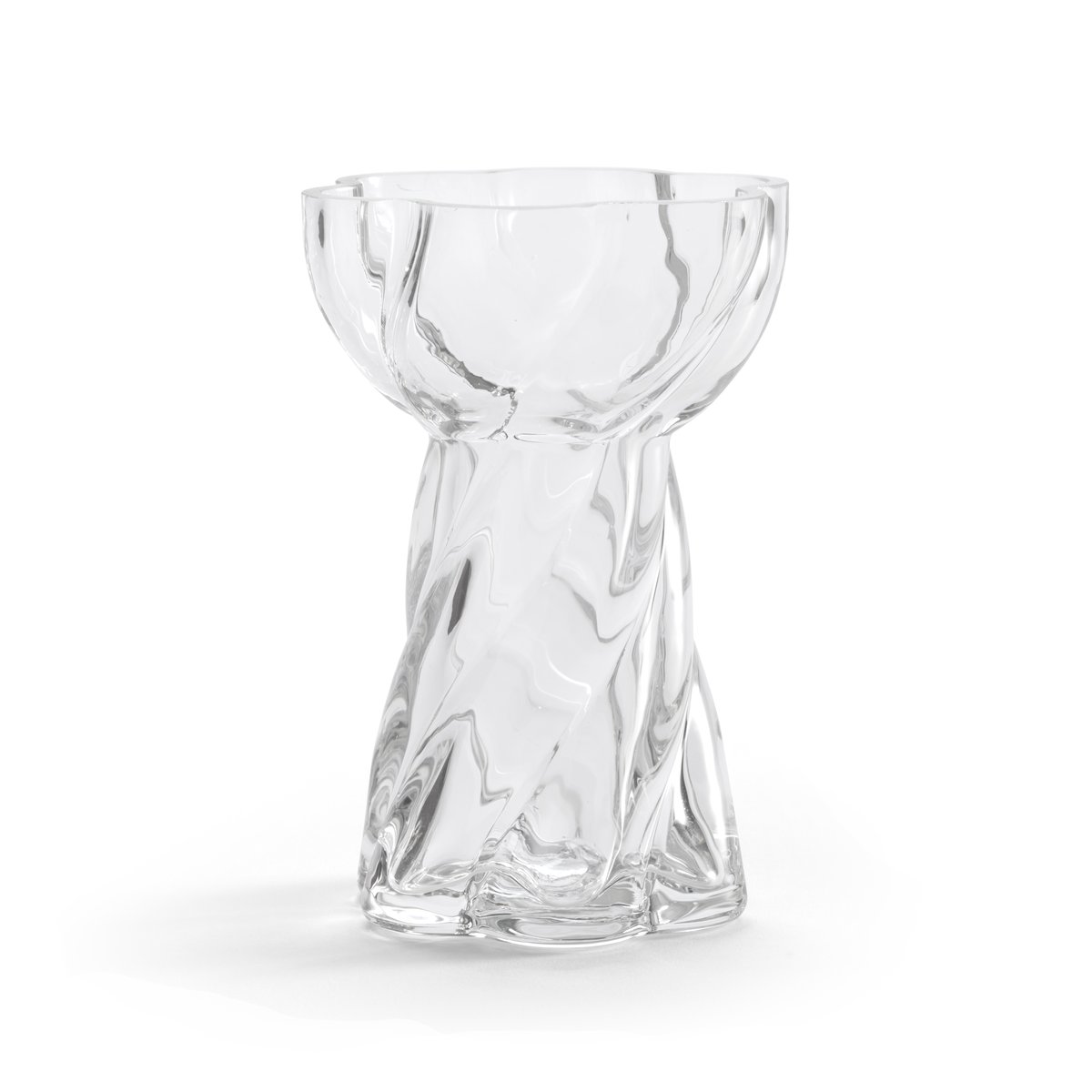Cooee Design Twist bulb vase 12.8 cm Clear
