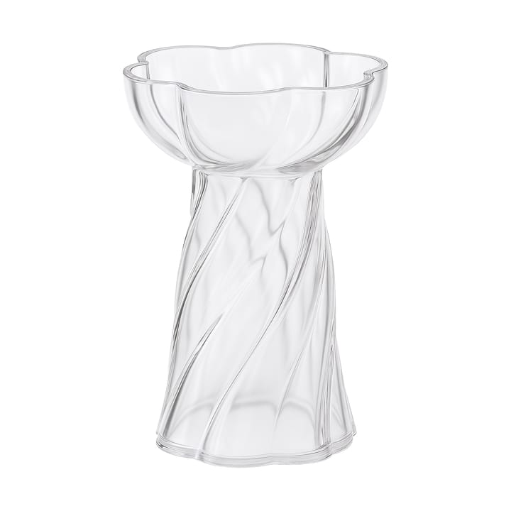 Twist bulb vase 16 cm - Clear - Cooee Design