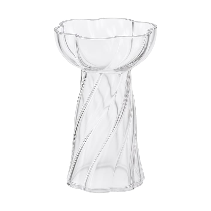 Twist bulb vase 19 cm - Clear - Cooee Design