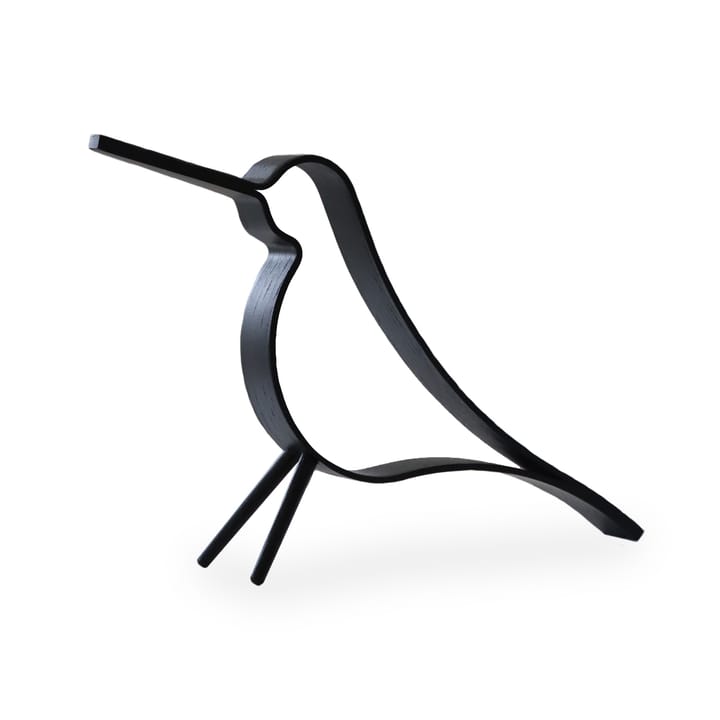 Woody Bird large - black-stained oak wood - Cooee Design
