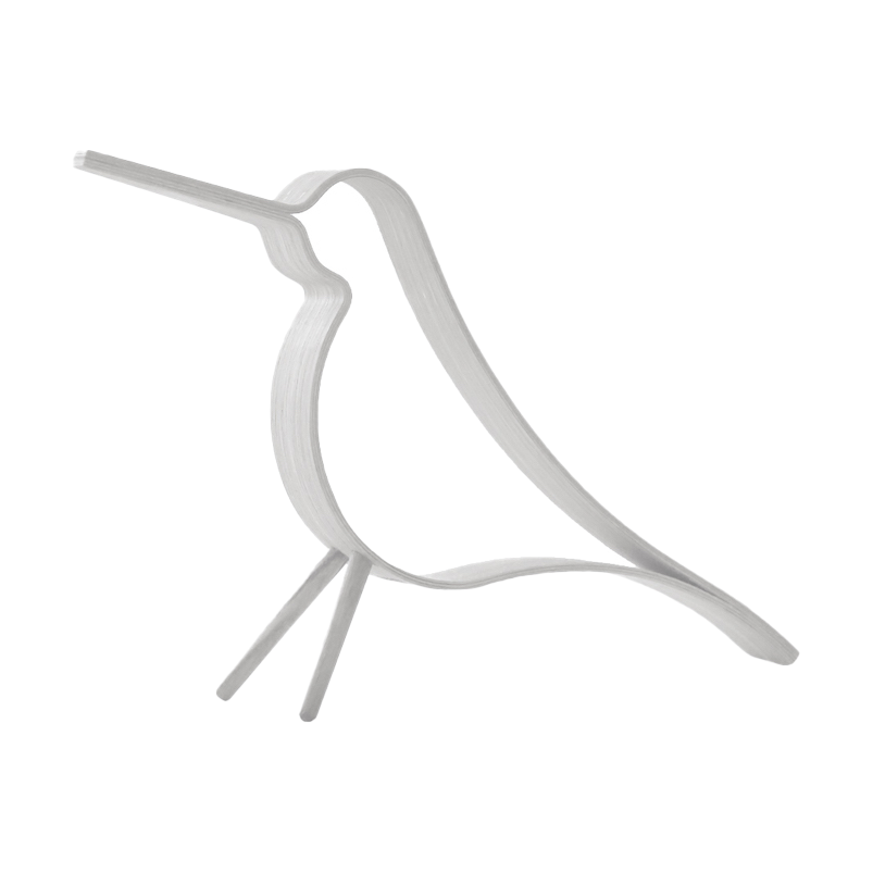 Cooee Design Woody Bird large White | Scandinavian Design | Porcelain figurines & sculptures | White
