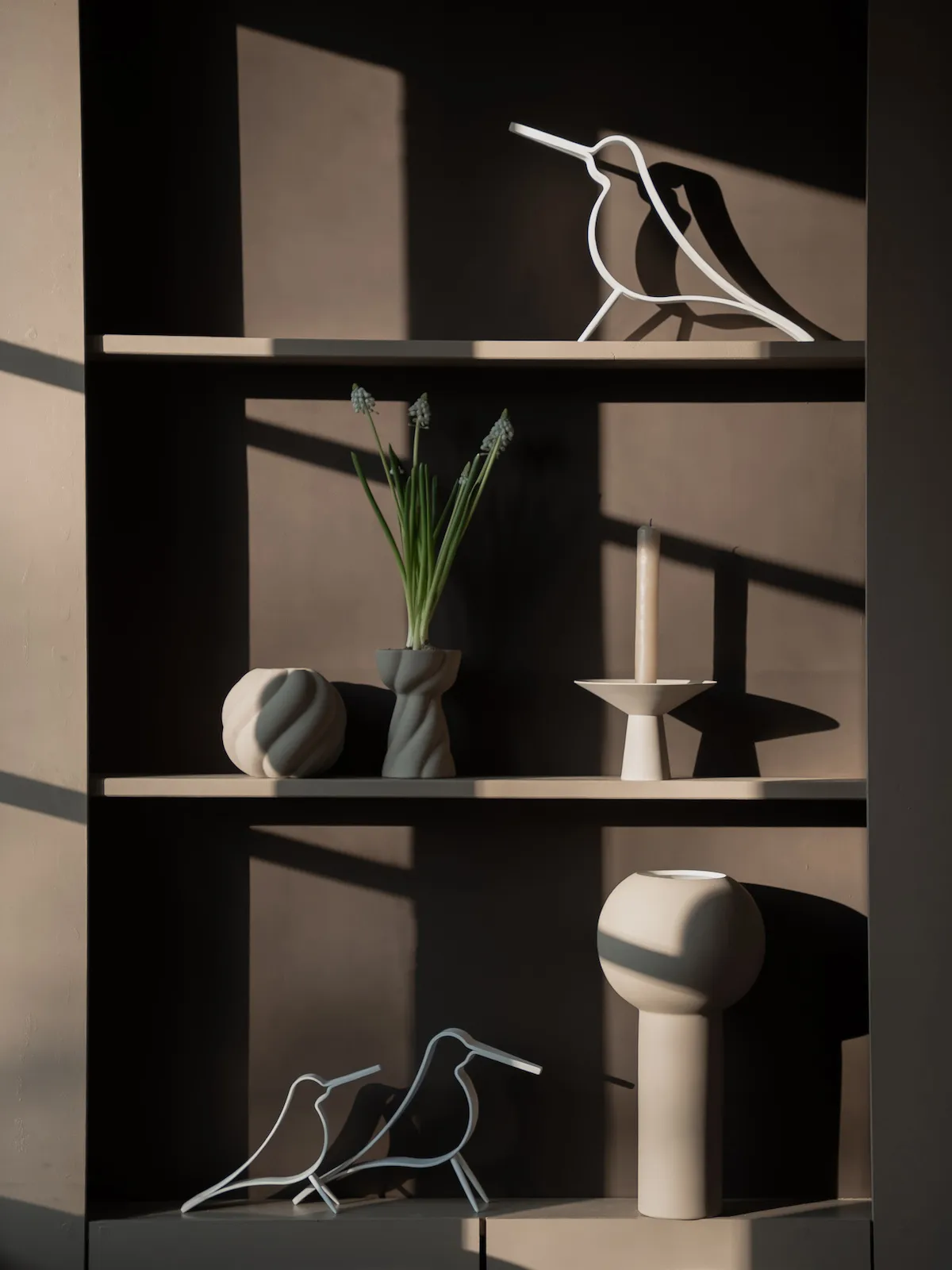 Woody Bird large, White Cooee Design