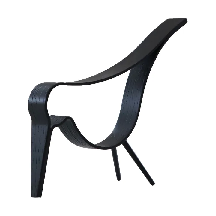 Woody Bird medium - black-stained oak wood - Cooee Design