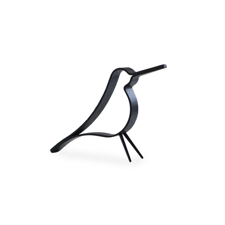 Woody Bird small - black-stained oak wood - Cooee Design