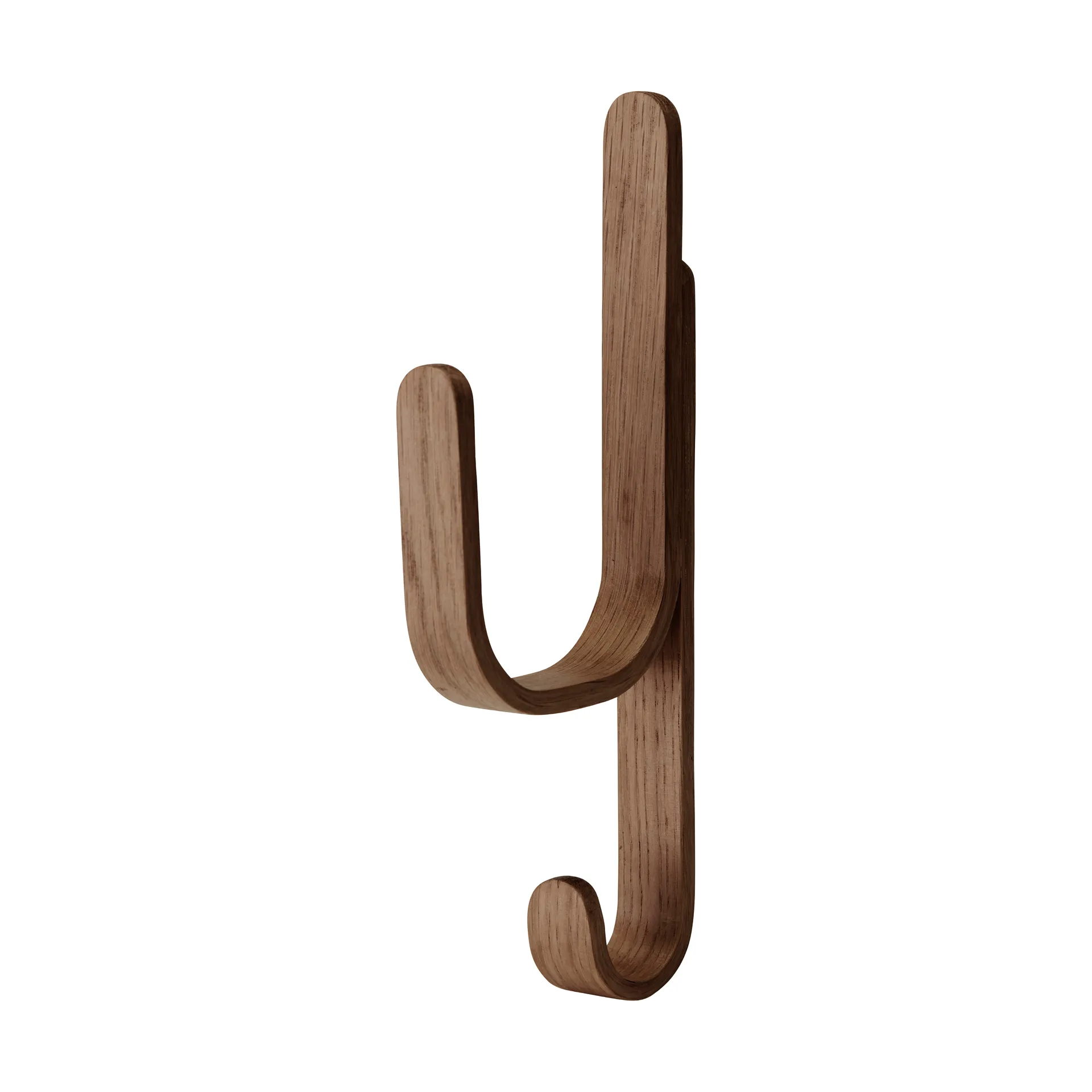 Woody hook One, Dark stained oak Cooee Design