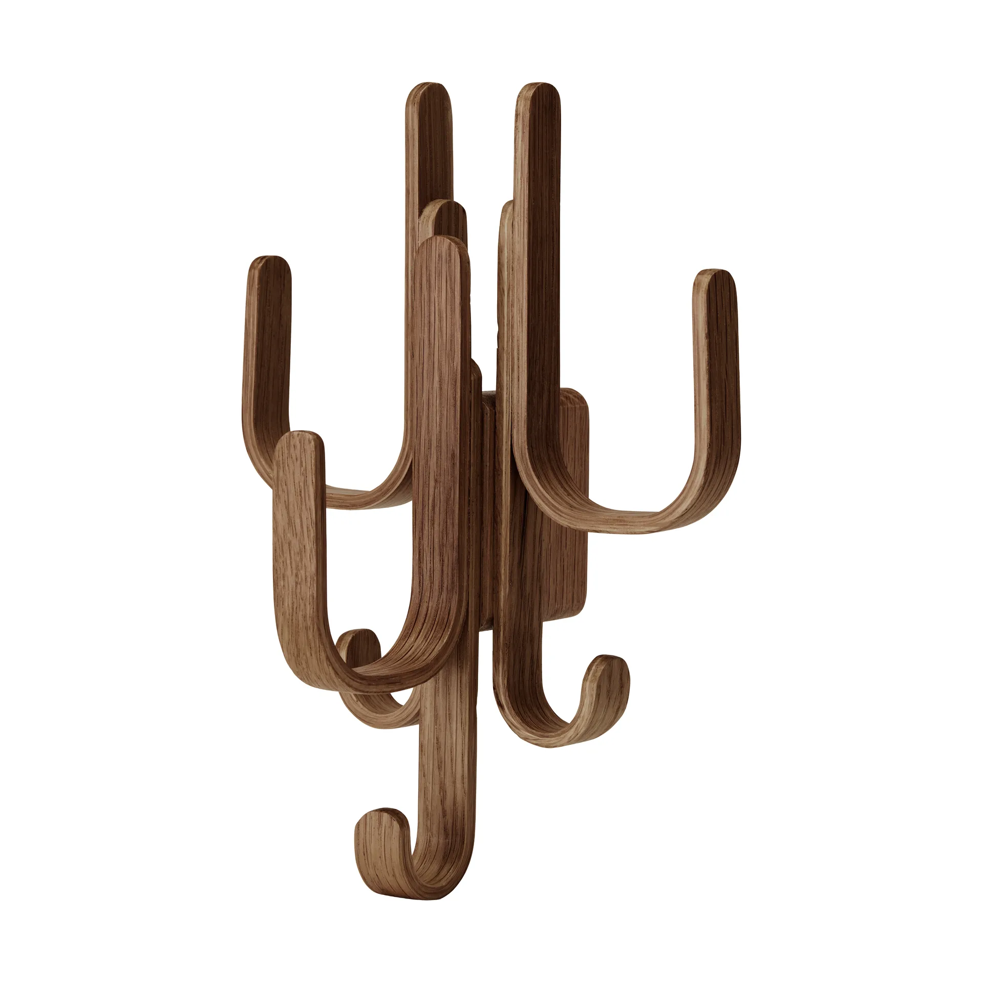 Woody hook Three, Dark stained oak Cooee Design