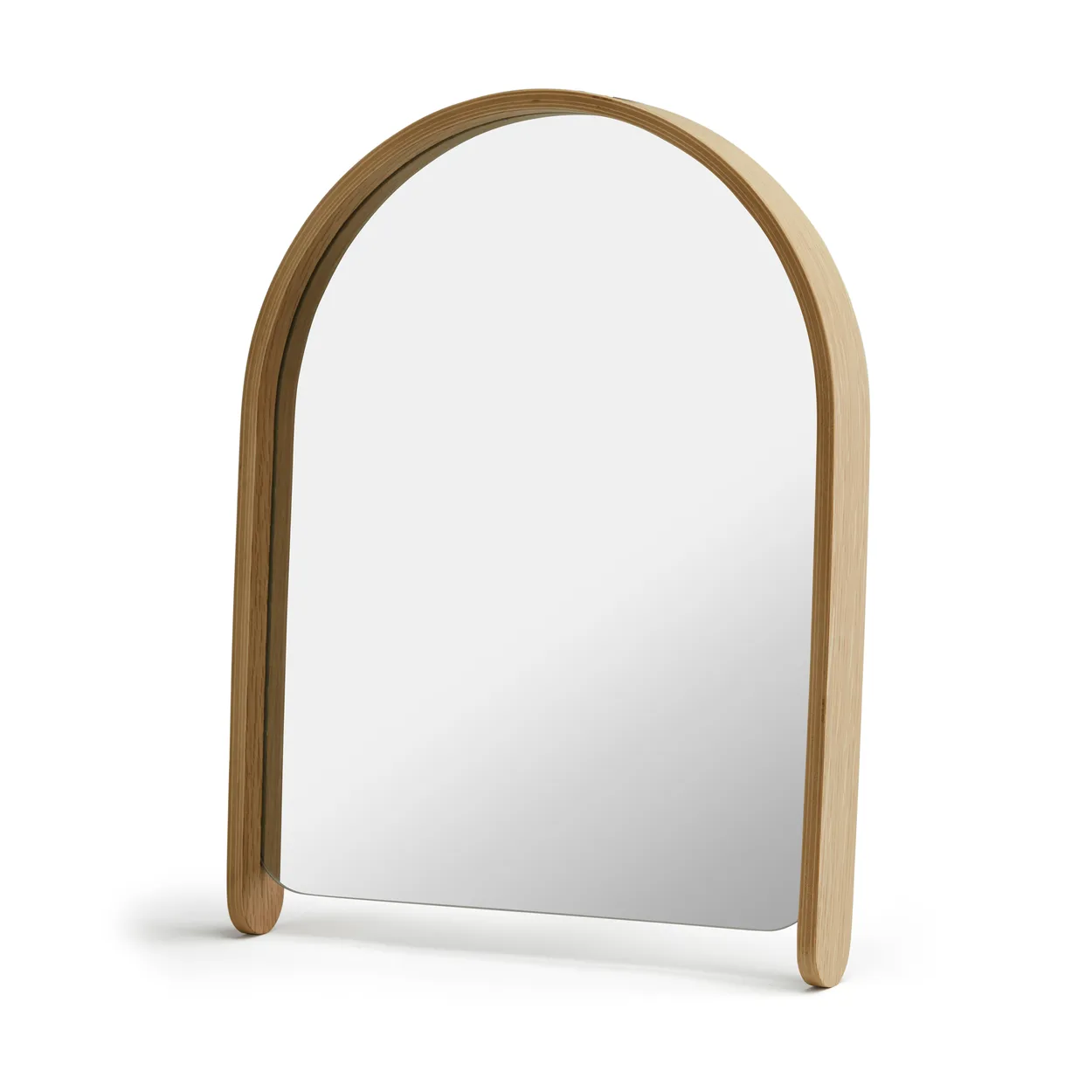 Cooee Design Woody mirror 32x41 cm Oak | Scandinavian Design | Table mirrors | Brown