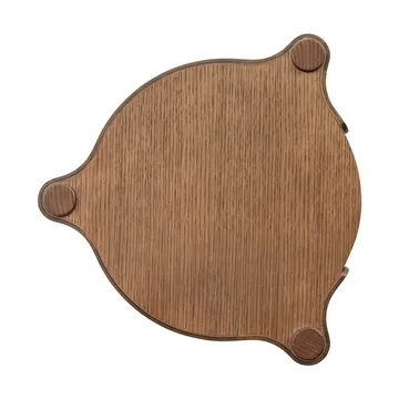 Woody round stool - Dark oak, Ø38x46 cm - Cooee Design