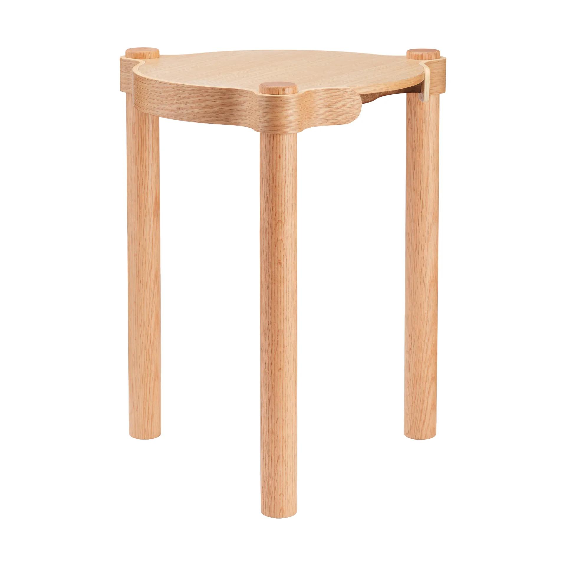 Woody round stool, Oak, Ø38x46 cm Cooee Design