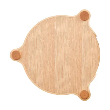 Woody round stool - Oak, Ø38x46 cm - Cooee Design