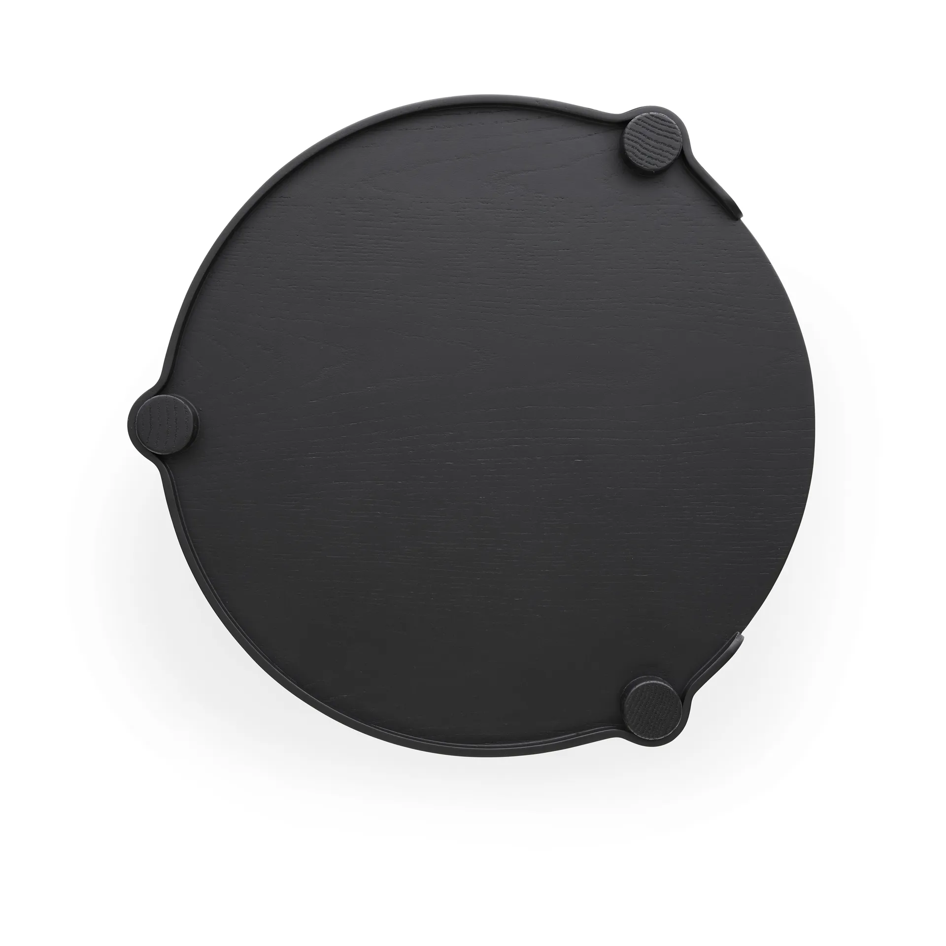 Woody table Ø45 cm, Black stained oak Cooee Design