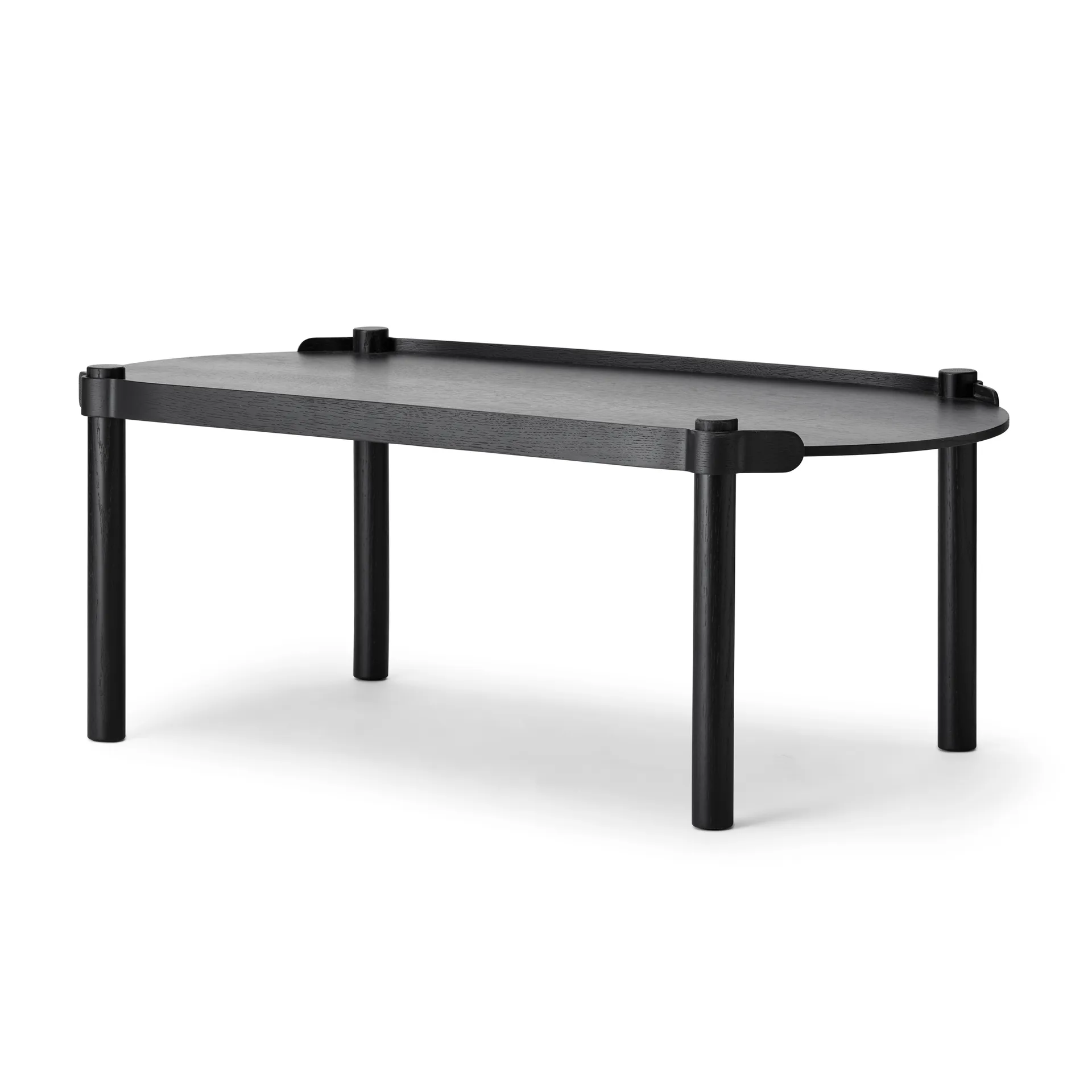 Woody table 50x105 cm, Black stained oak Cooee Design