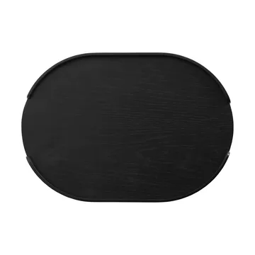 Woody tray - Black-stained oak, 28x40 cm - Cooee Design