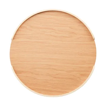 Woody tray - Oak, Ø35 cm - Cooee Design